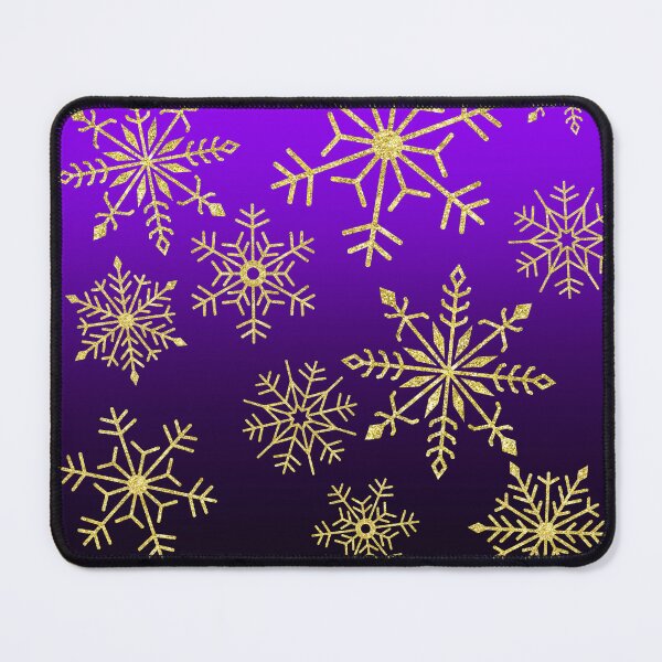 Item preview, Purple gradient with gold snowflakes designed and sold by SparkyMae.