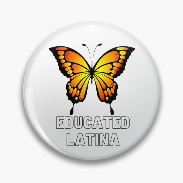 Item preview, Educated Latina with Monarch Butterfly designed and sold by SMillustrations.