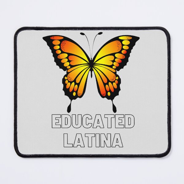 Item preview, Educated Latina with Monarch Butterfly designed and sold by SMillustrations.