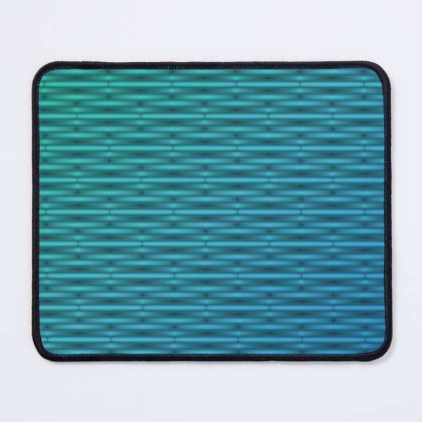 Item preview, Patterned Variable Thickness Lines (Teal to Blue Underlay) designed and sold by rgbguy.