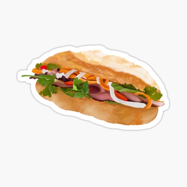 Banh Mi Two Sticker