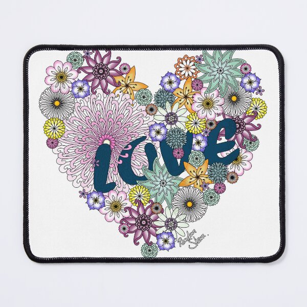Item preview, Love Blooms White, Flower Digital Art. designed and sold by Random Shern Creations.
