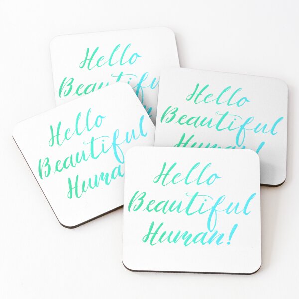 Item preview, Hello Beautiful Human! Ocean designed and sold by TheBarefootMom.