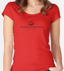 Woods and Bruiser Law Firm Women's Fitted Scoop T-Shirt