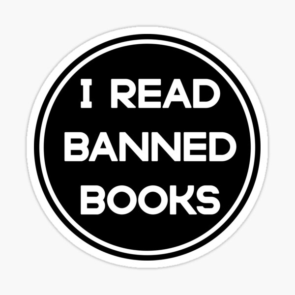 Item preview, I Read Banned Books designed and sold by Midlife50.