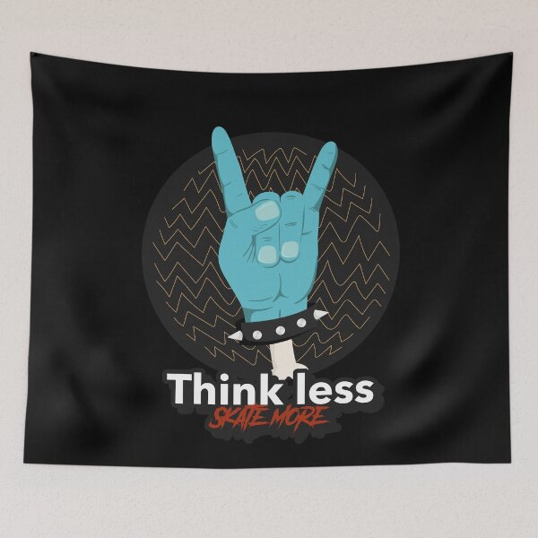 Item preview, SUNORAMA THINK LESS SKATE MORE SKATE SKATEBOARDING SK8 ► SKATEBOARDING designed and sold by MORE-THE-BRAND.