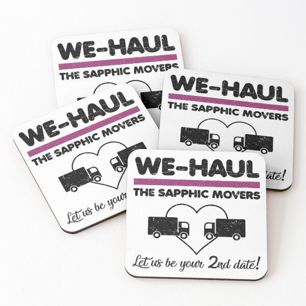 Item preview, Funny Lesbian Sapphic Moving Trope designed and sold by thepixelgarden.