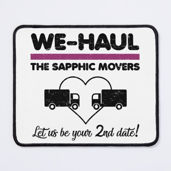 Item preview, Funny Lesbian Sapphic Moving Trope designed and sold by thepixelgarden.