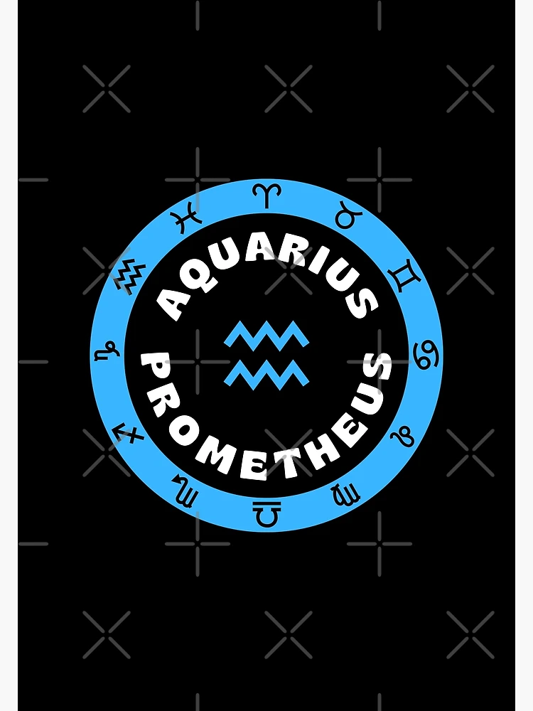 Aquarius Zodiac Symbol Greek Mythology God Prometheus