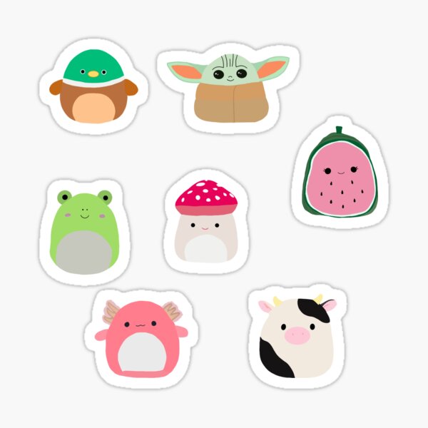 Squishmallow Sticker Pack Sticker