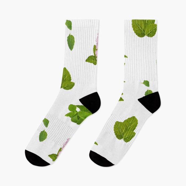 Item preview, Green Mint Bunches and Leaves designed and sold by silviaol.