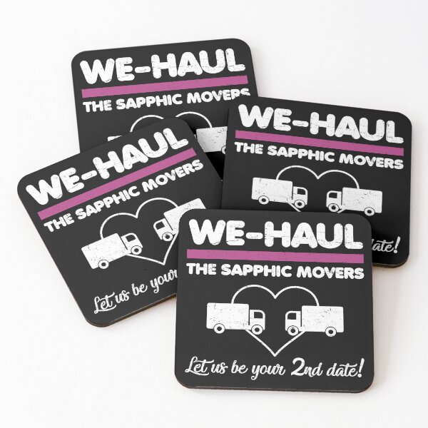 Item preview, Funny Lesbian Sapphic Moving Trope designed and sold by thepixelgarden.