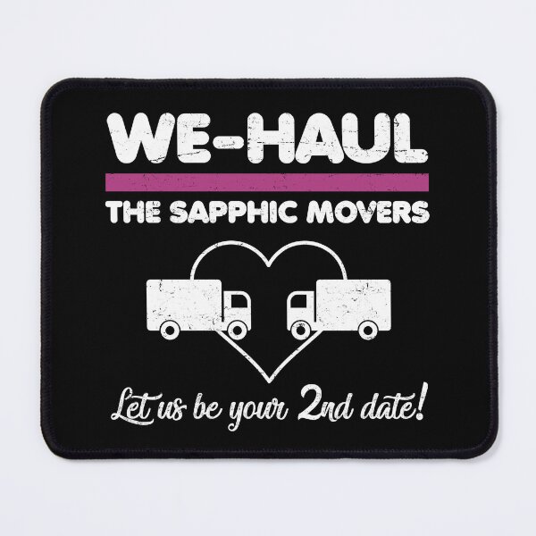 Item preview, Funny Lesbian Sapphic Moving Trope designed and sold by thepixelgarden.