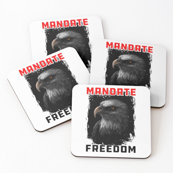 Item preview, Mandate Freedom Essential, American Eagle Red and white design designed and sold by Cheeky Companions.