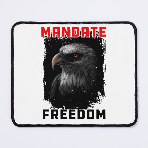 Item preview, Mandate Freedom Essential, American Eagle Red and white design designed and sold by Cheeky Companions.