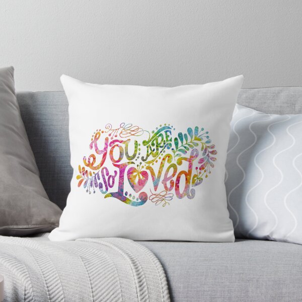 You Are So Loved Throw Pillow