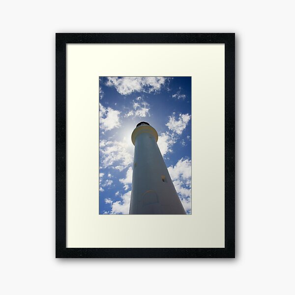 Split Point Lighthouse Framed Art Print