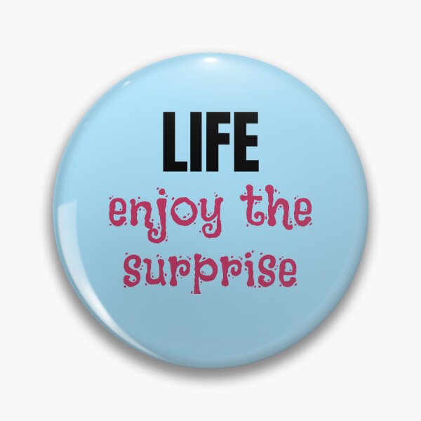 Item preview, Life Surprises in Pink and Blue designed and sold by KeksWorkroom.