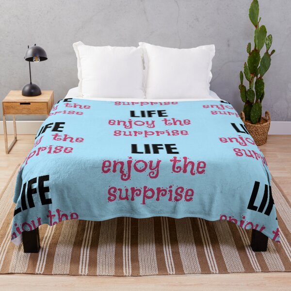 Item preview, Life Surprises in Pink and Blue designed and sold by KeksWorkroom.