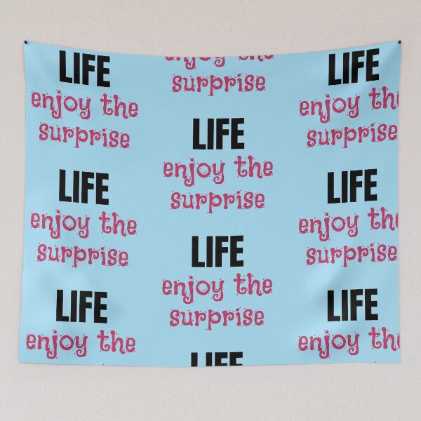 Item preview, Life Surprises in Pink and Blue designed and sold by KeksWorkroom.