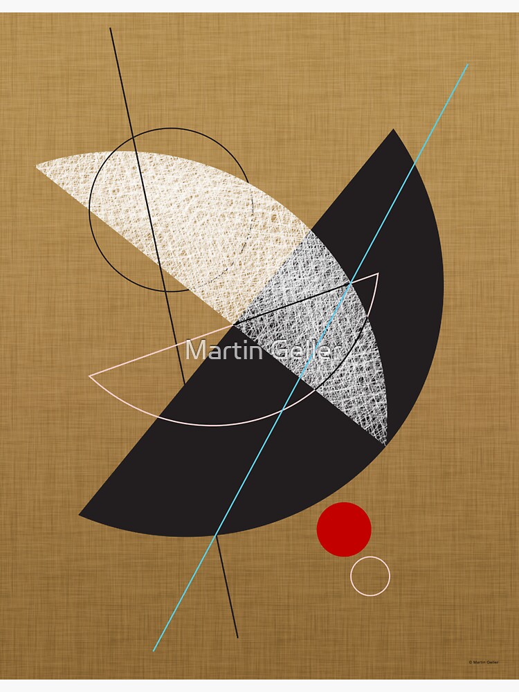 Thumbnail 3 of 3, Sticker, Bauhaus Composition I designed and sold by BLTV.