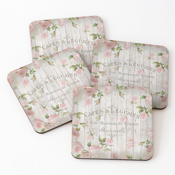Item preview, Vintage rose shabby chic designed and sold by readyforyoga.