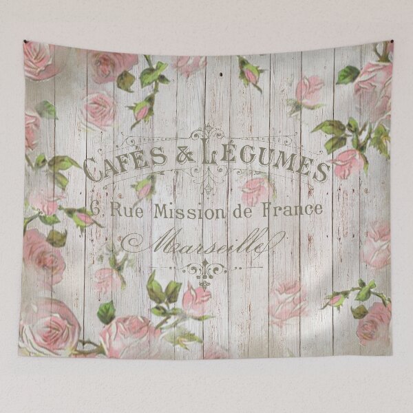 Item preview, Vintage rose shabby chic designed and sold by readyforyoga.