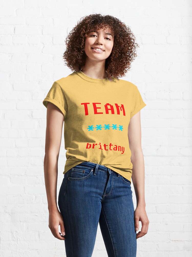 funny team brittany matthews, brittany wooow Classic T-Shirt by Aljawahir