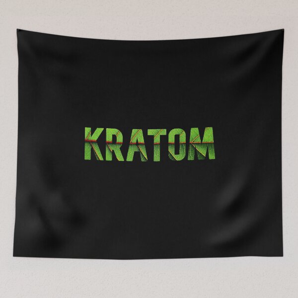 Item preview, leaf and veins typography - Simple Kratom designed and sold by V0L0S.