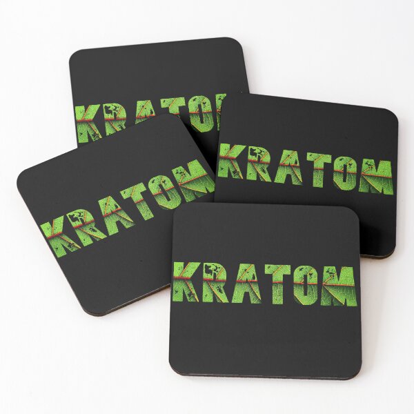 Item preview, ripped leaf and veins typography - Kratom designed and sold by V0L0S.