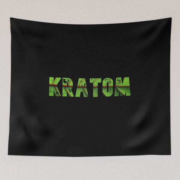 Item preview, ripped leaf and veins typography - Kratom designed and sold by V0L0S.