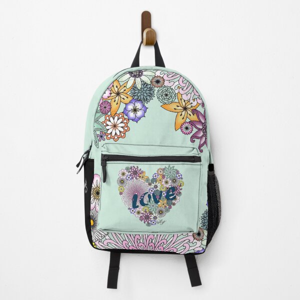 Item preview, Love Blooms Green, Flower Digital Art. designed and sold by Random Shern Creations.