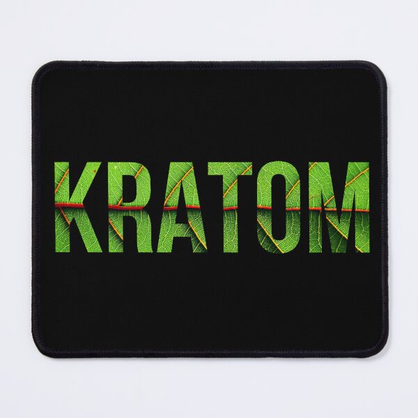 Item preview, minimalist leaf and veins typography - Kratom designed and sold by V0L0S.