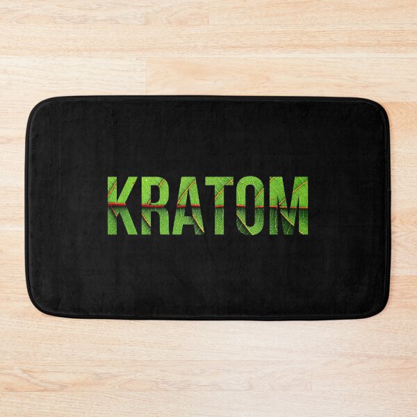 Item preview, minimalist leaf and veins typography - Kratom designed and sold by V0L0S.