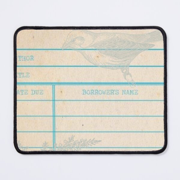 Item preview, Vintage Ephemera Library Card designed and sold by Periscope9.