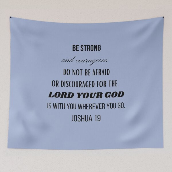 Item preview, Be Strong and courageous . Do not be afraid or discouraged for the Lord your GOD designed and sold by KokoDesigns145.
