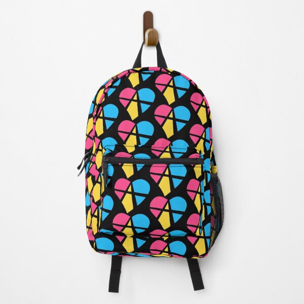 Item preview, Relationship Anarchy Heart in Pansexual Pride Flag Colors designed and sold by MyThingNow.
