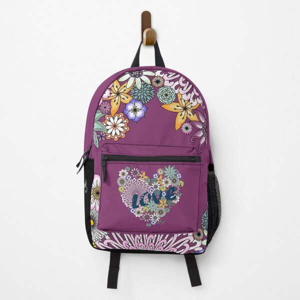 Item preview, Love Blooms Purple, Flower Digital Art. designed and sold by Random Shern Creations.