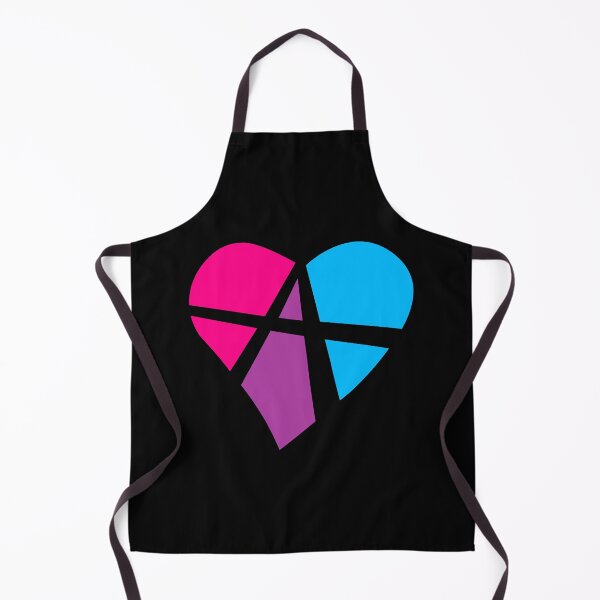 Item preview, Relationship Anarchy Heart in Androgyne Pride Flag Colors designed and sold by MyThingNow.