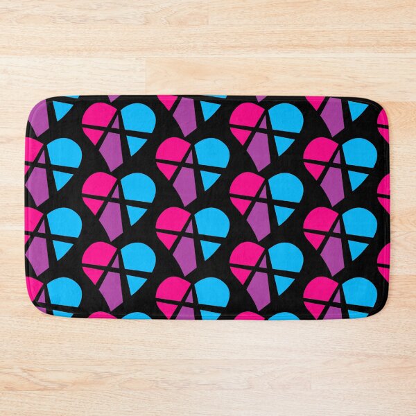 Item preview, Relationship Anarchy Heart in Androgyne Pride Flag Colors designed and sold by MyThingNow.