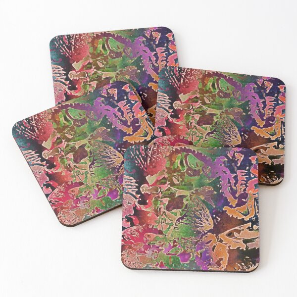 Item preview, Cave Painting - Colorful Ancient Abstract designed and sold by TheSplitWindow.