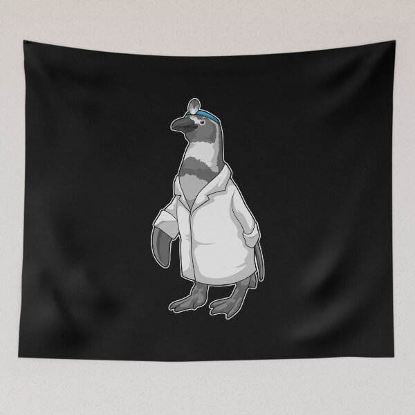 Item preview, Penguin as Doctor with Doctor's coat designed and sold by Snabdesign84.