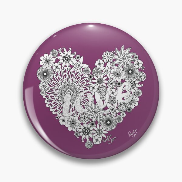 Artikelvorschau, Liebe blüht Graustufen lila, Blume digitale Kunst. entworfen und verkauft von Random Shern Creations.