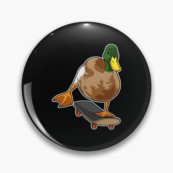 Item preview, Duck as Skater with Skateboard designed and sold by Snabdesign84.