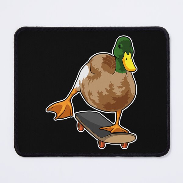Item preview, Duck as Skater with Skateboard designed and sold by Snabdesign84.