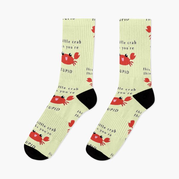 Item preview, this little crab thinks you're stupid :D (V2) designed and sold by thatsit-itslit.