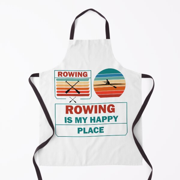 Item preview, Rowing Is My Happy Place, Pontooning Art Boating Row Boat designed and sold by Rami Khalifah.