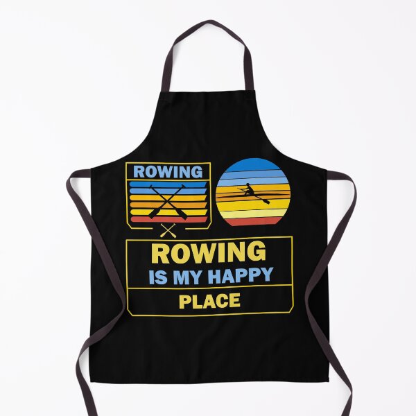 Item preview, Rowing Is My Happy Place, Pontooning Art Boating Row Boat designed and sold by Rami Khalifah.