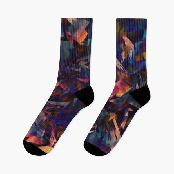 Item preview, Warmth - Purple, Gold, and Blue Abstract  designed and sold by TheSplitWindow.