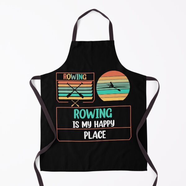 Item preview, Rowing Is My Happy Place, Pontooning Art Boating Row Boat designed and sold by Rami Khalifah.